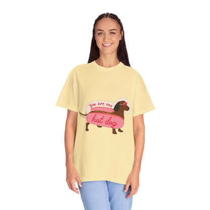 Cute Dog Lover T-Shirt, Casual Dog Mom Shirt, Pet Owner Gift, Fun Animal Tee, Funny Hot Dog Shirt, Birthday Gift for Dog Lovers