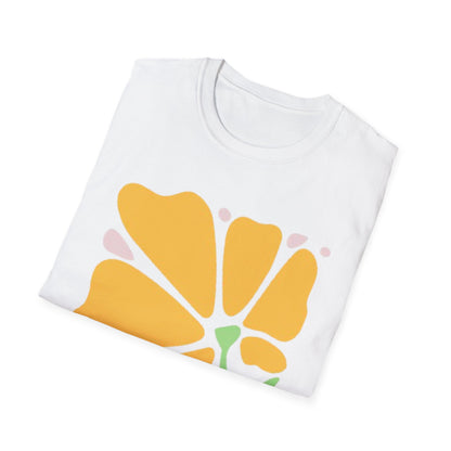 Chic Floral Design T-Shirt, Perfect for Spring, Casual Wear, Gifts for Her, Botanical Tee, Everyday Comfort