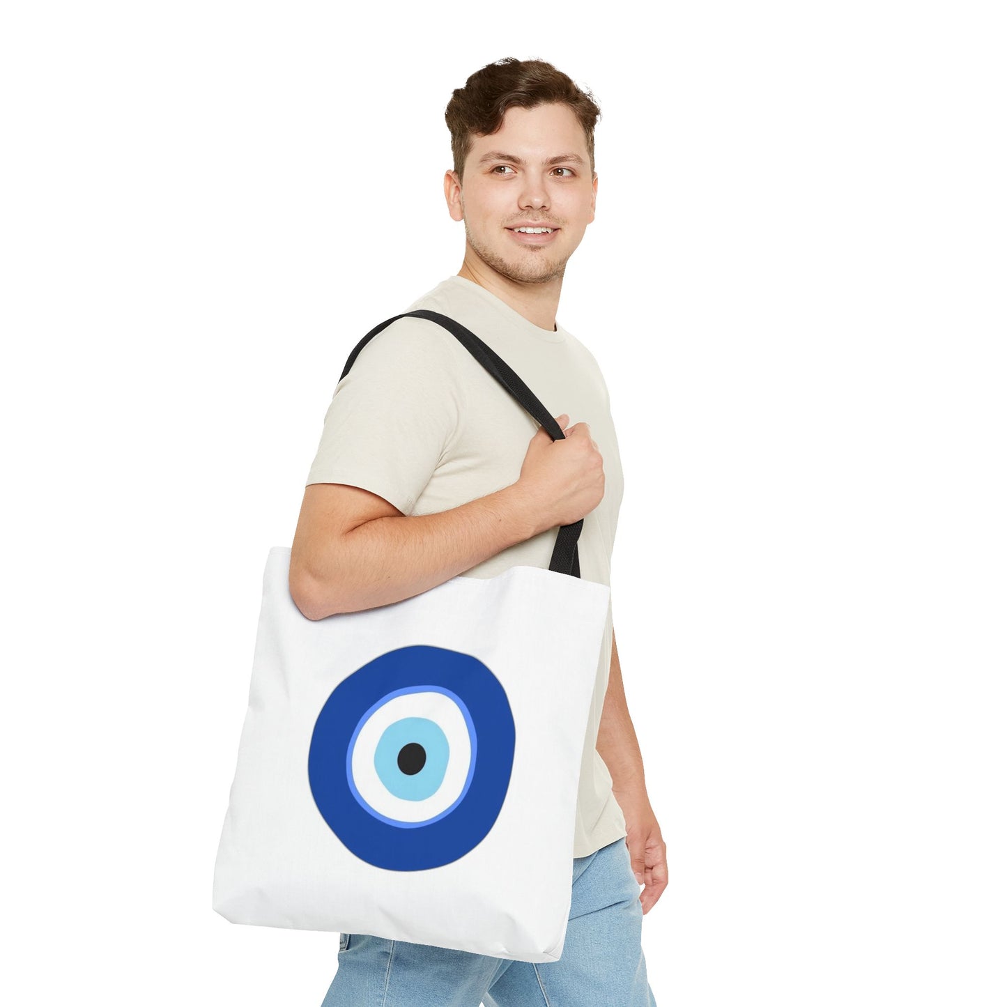 Malocchio Stylish Tote Bag - Fashionable Accessory for Her Stylish Carryall, Beach Bag, Reusable Shopping Tote, Gift for Her, Fashionable Accessory