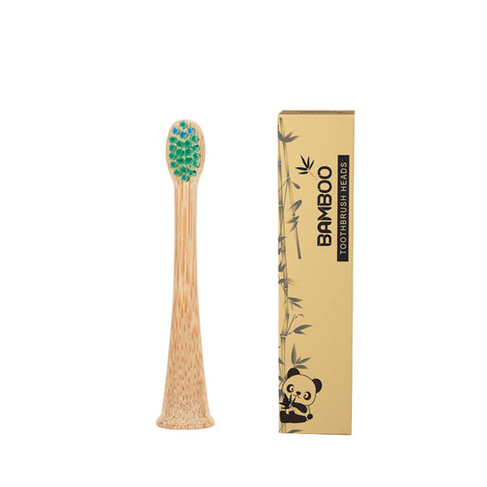 Children's bamboo toothbrush head compatible with Feili Neutral Pu 3/6/9 series toothbrush head
