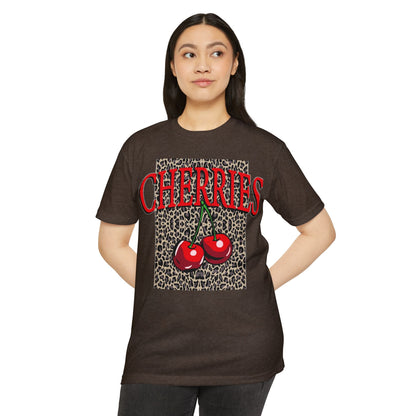 Cherries Graphic T-Shirt, Cute Fruit Tee, Summer Casual Wear, Trendy Unisex Top, Perfect Gift for Her or Him, Retro Cherry Design