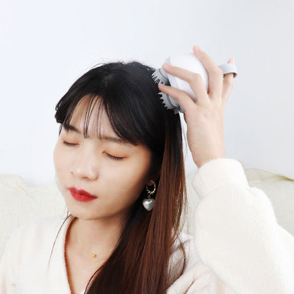 Head massager kneading anti slip scalp massager USB head massager charging head massager