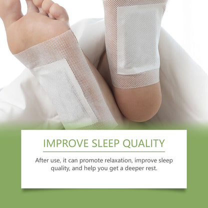 HOUKEA Bamboo Charcoal Foot Patches Gentle Daily Foot Cleaning and Body Care Bamboo Charcoal Foot Care Patch